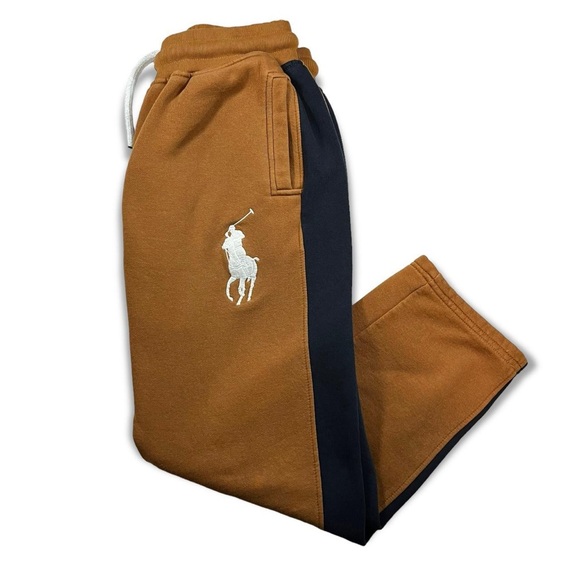POLO RALPH LAUREN BROWN SWEATPANTS - (M-L) - Picture 1 of 4